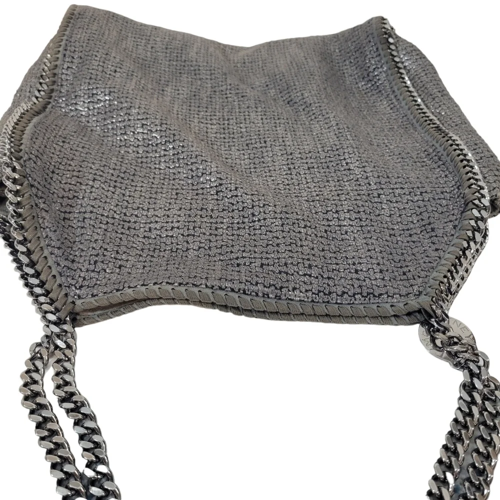 Rare Stella McCartney Silver Falabella Large Tote Bag EUC